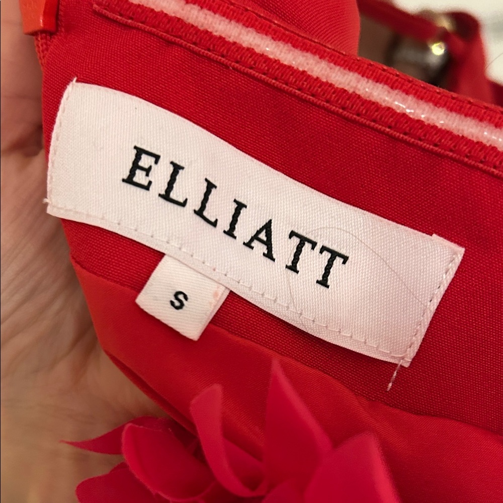 Elliatt Buttercup Embroidered Maxi Dress In Red - Picture 6 of 11